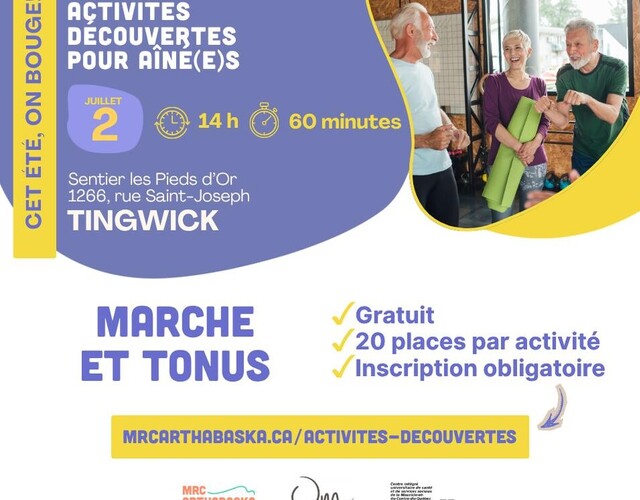Activités découvertes pour aîné(e)s